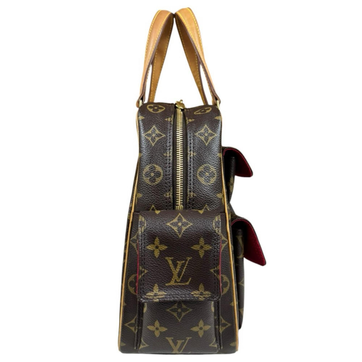 Louis Vuitton Brown Monogram Canvas Handbag (Pre-Owned)