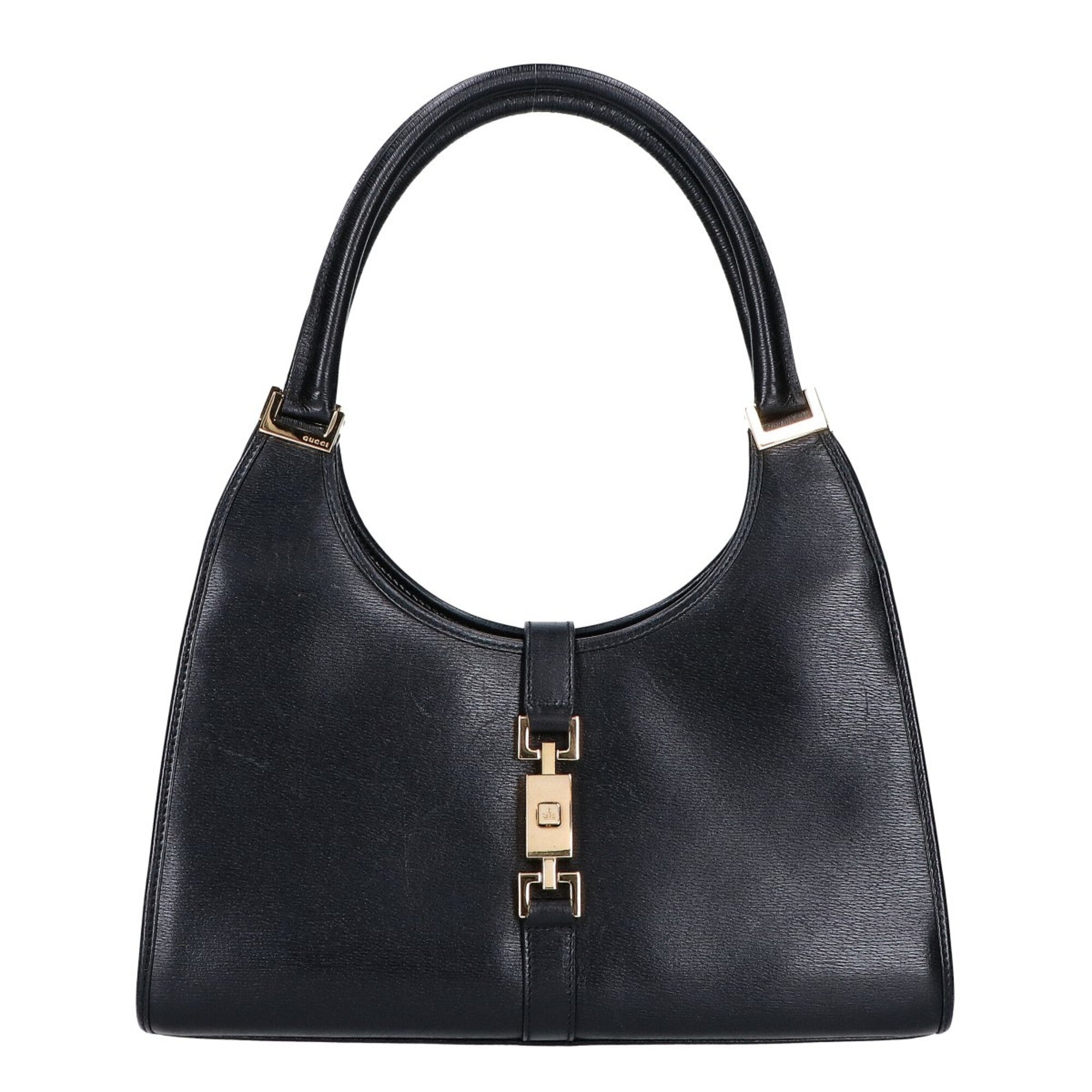 Gucci Black Leather Handbag (Pre-Owned)