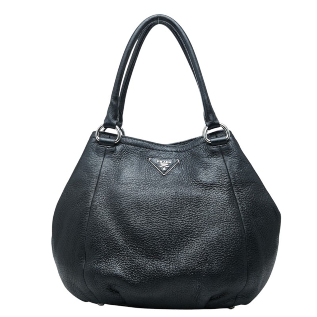 Prada Black Leather Handbag (Pre-Owned)