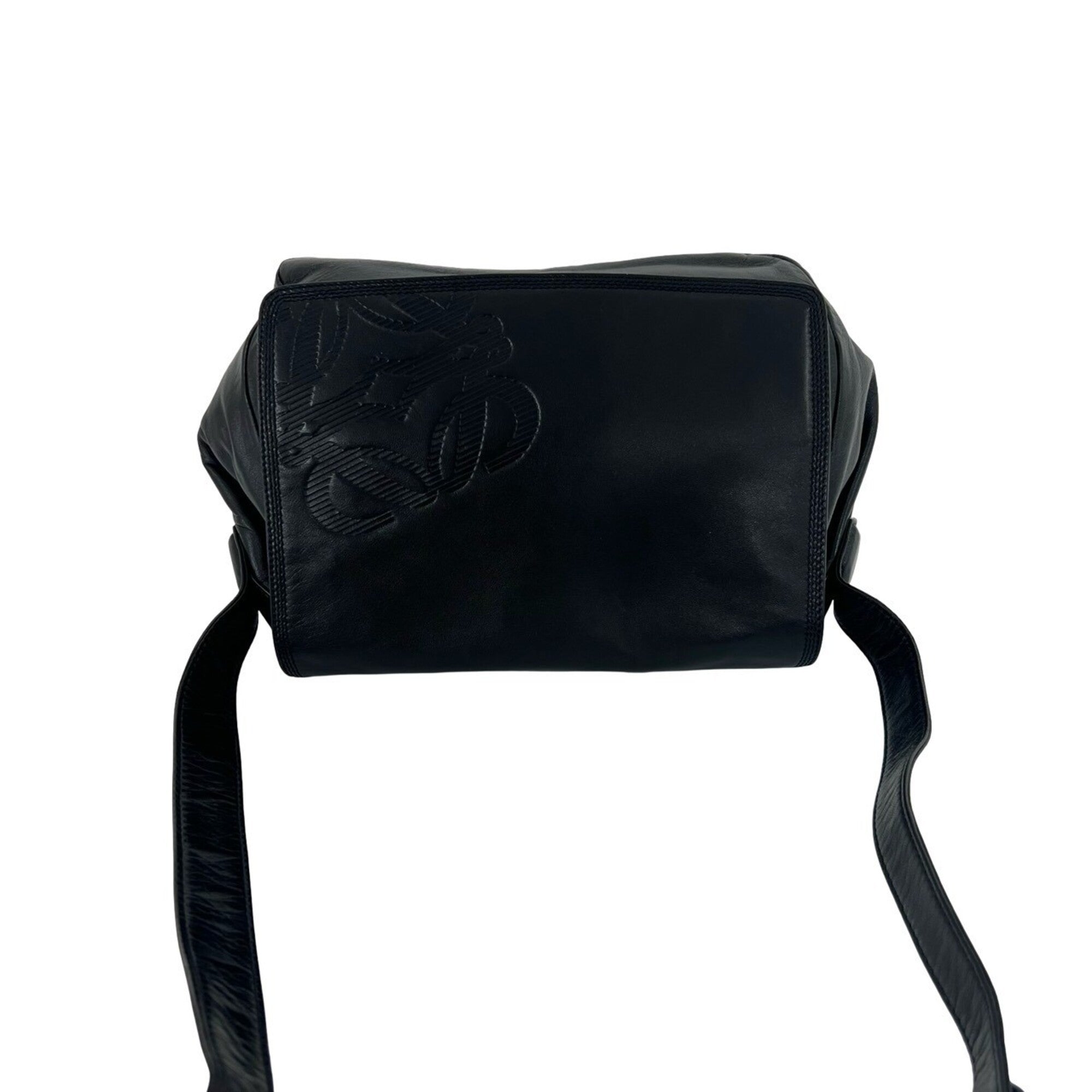 Loewe Black Leather Pochette Shoulder Bag (Pre-Owned)