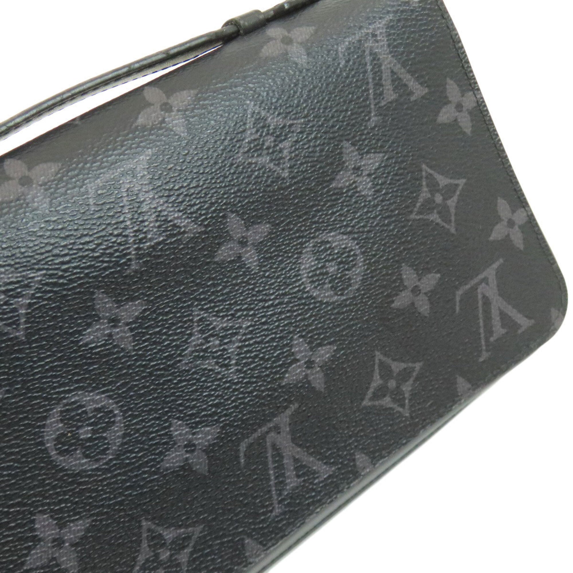 Louis Vuitton Monogram Eclipse Black Monogram Eclipse Long Wallet (Bi-Fold) (Pre-Owned)