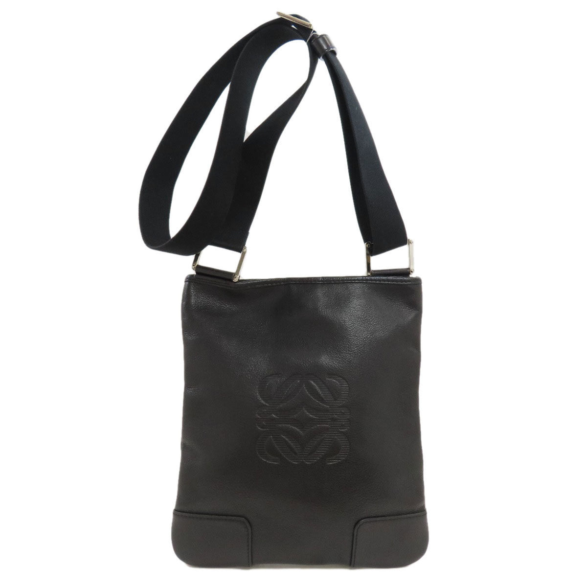 Loewe Black Leather Shoulder Bag (Pre-Owned)