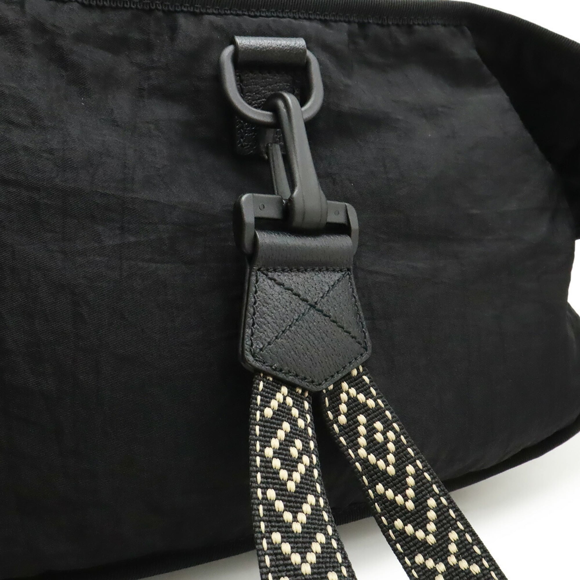 Gucci Black Nylon Backpack Sling Bag (Pre-Owned)