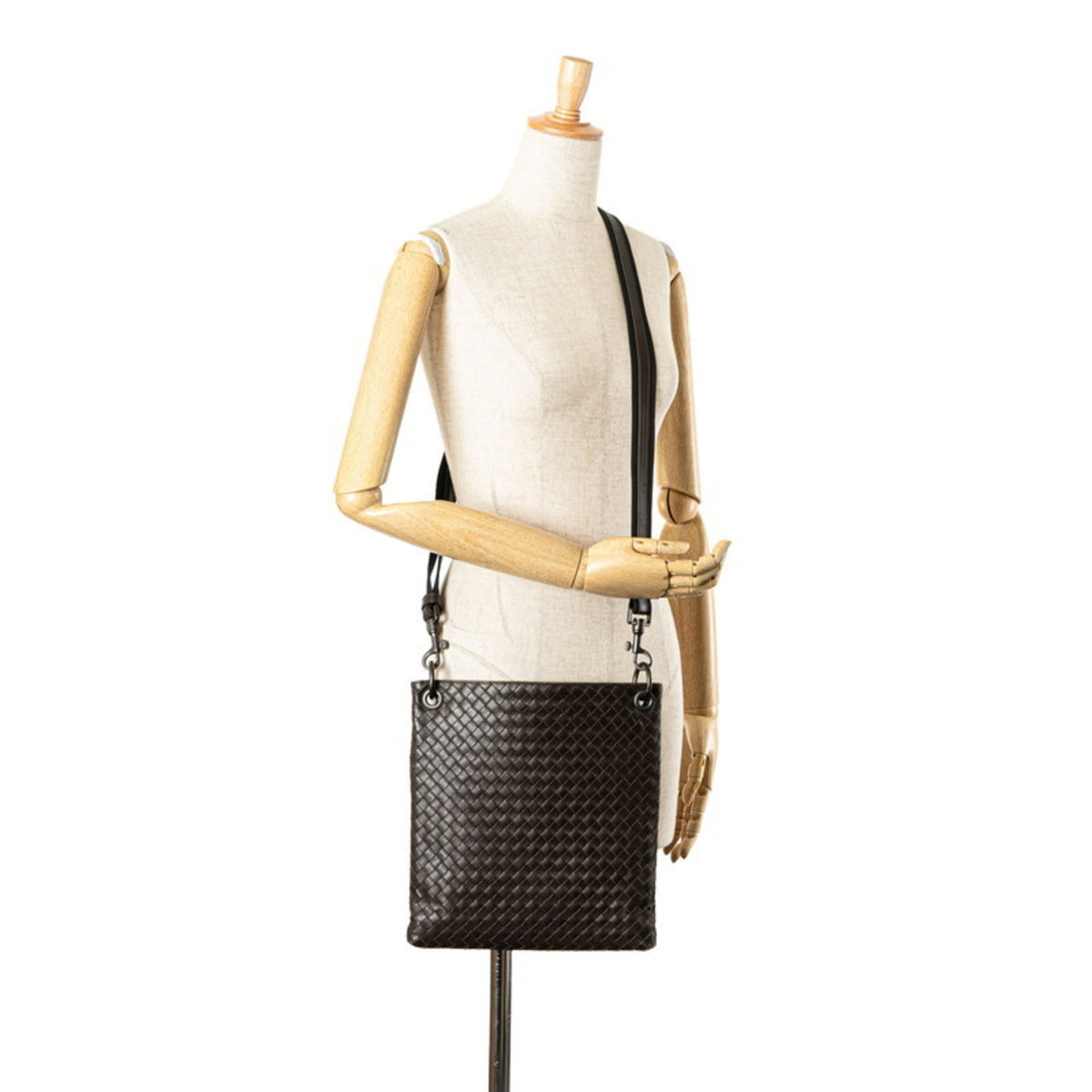 Bottega Veneta Brown Leather Shoulder Bag (Pre-Owned)