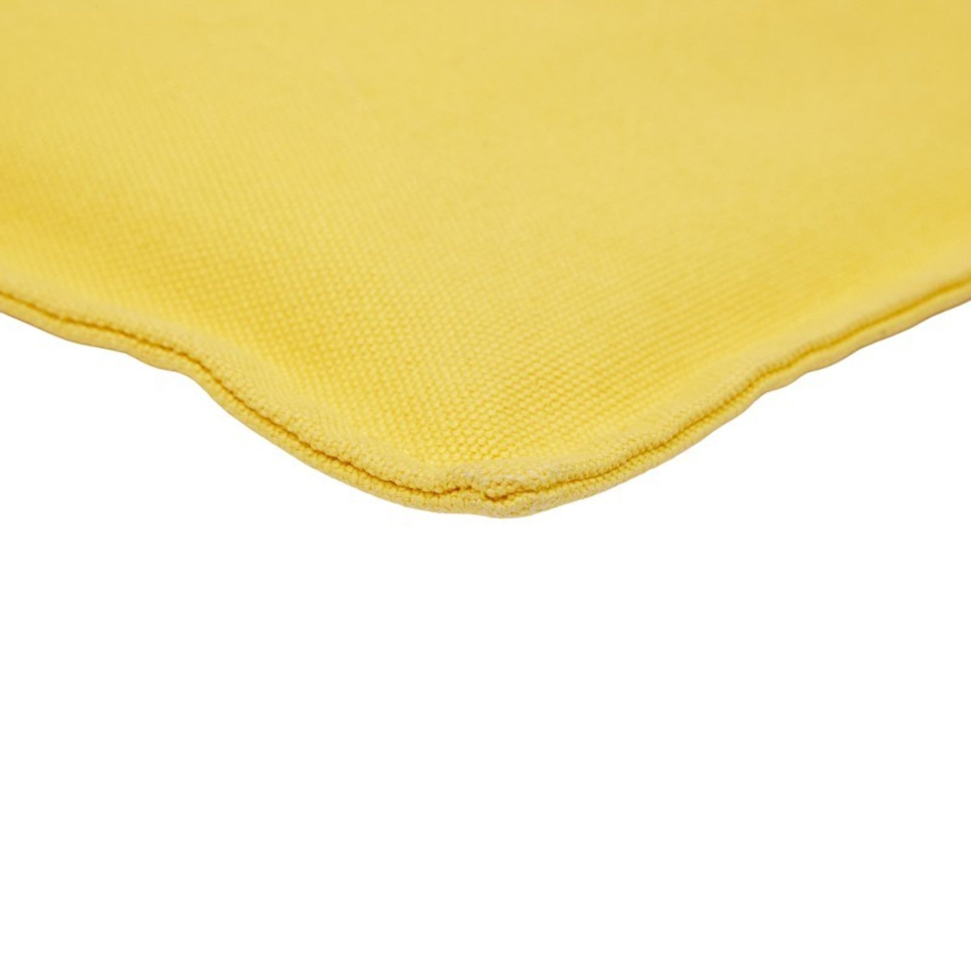 Hermes Yellow Canvas Clutch Bag Pouch (Pre-Owned)
