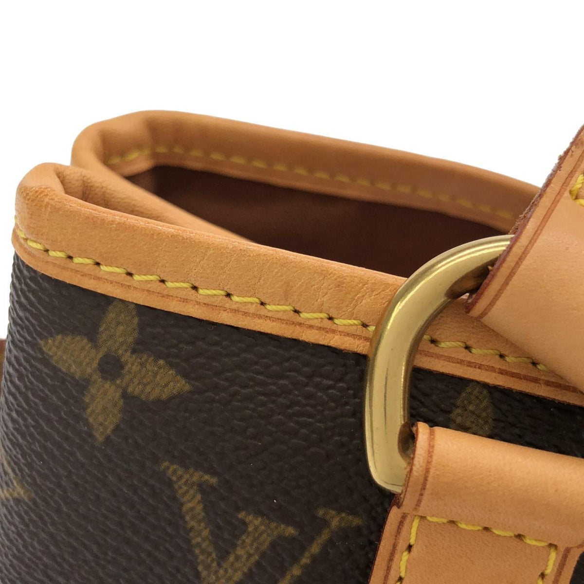 Louis Vuitton Brown Coated Canvas Handbag (Pre-Owned)