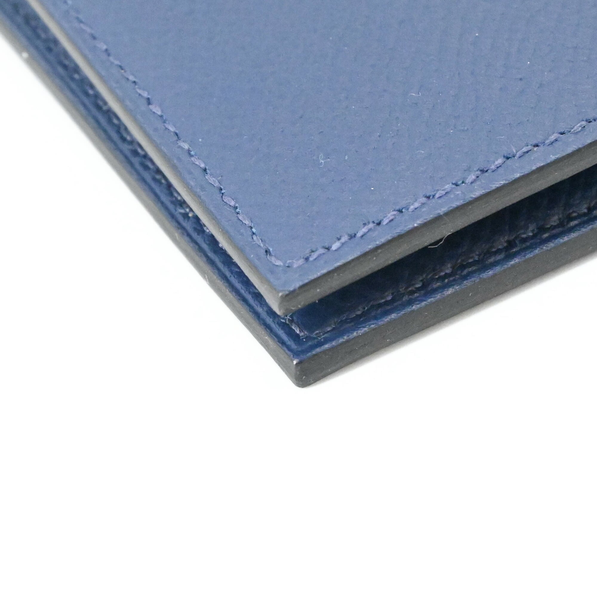 Hermes Navy Epsom Leather Wallet (Bi-Fold) (Pre-Owned)