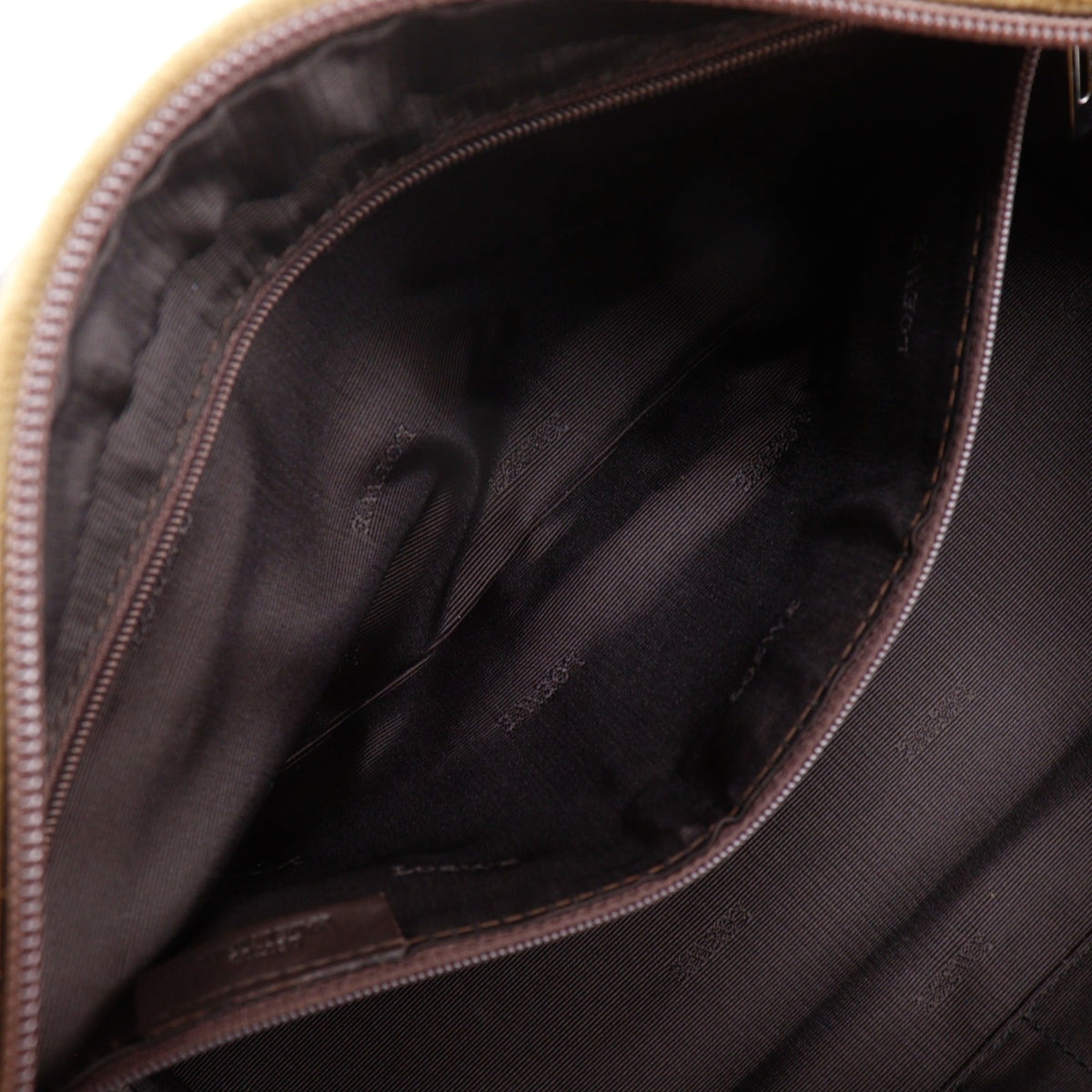 Loewe Amazona Brown Suede Handbag (Pre-Owned)