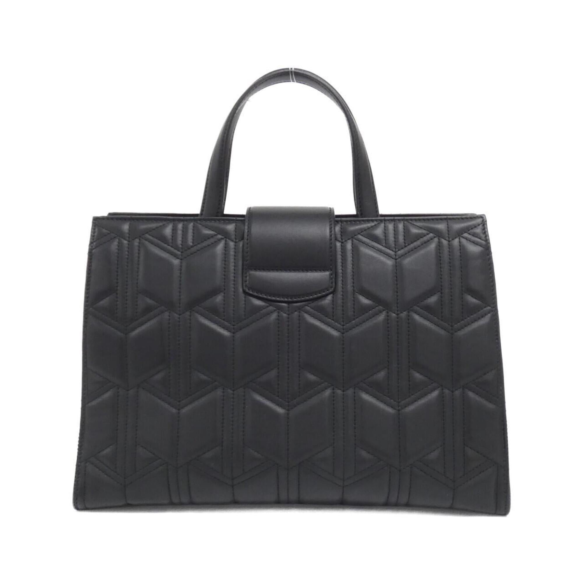 Gucci Black Quilting Leather Handbag (Pre-Owned)