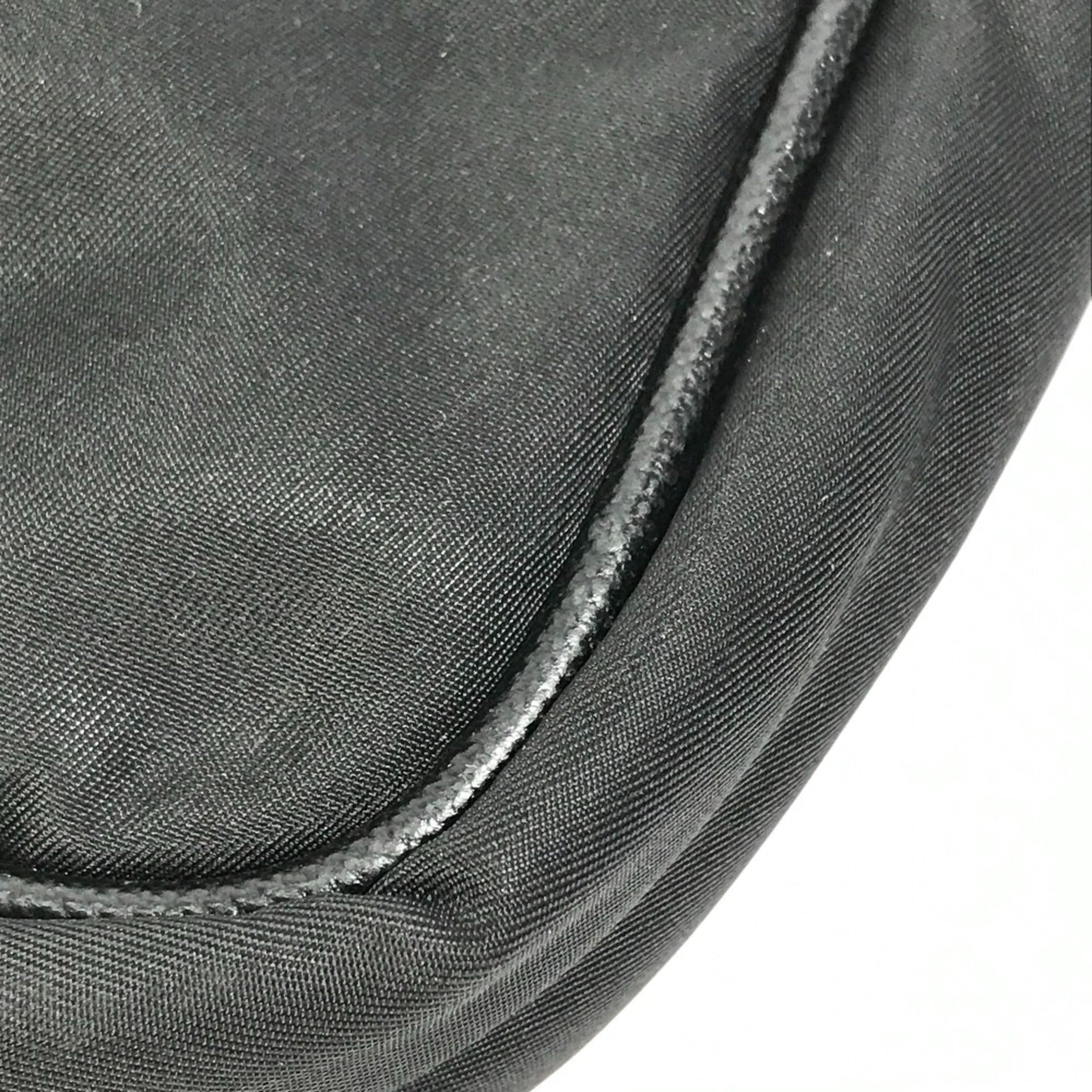 Prada Black Cloth Briefcase (Pre-Owned)