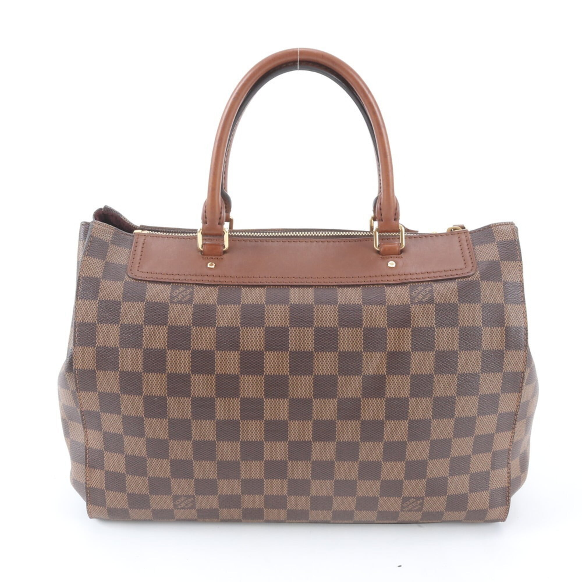Louis Vuitton Ebene Leather Coated Canvas Handbag Shoulder Bag Tote Bag (Pre-Owned)