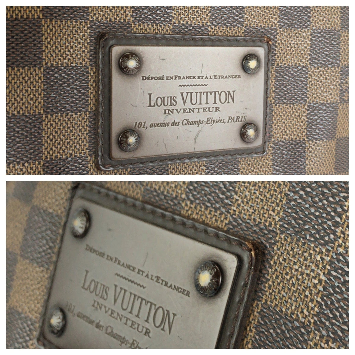 Louis Vuitton Damier Brown Pvc Messenger Bag Shoulder Bag (Pre-Owned)