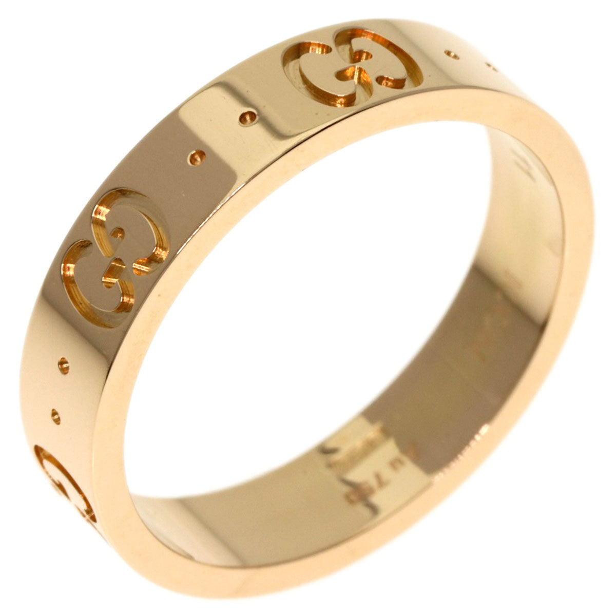 Gucci Pink Gold (18K) Band Ring (Pre-Owned)