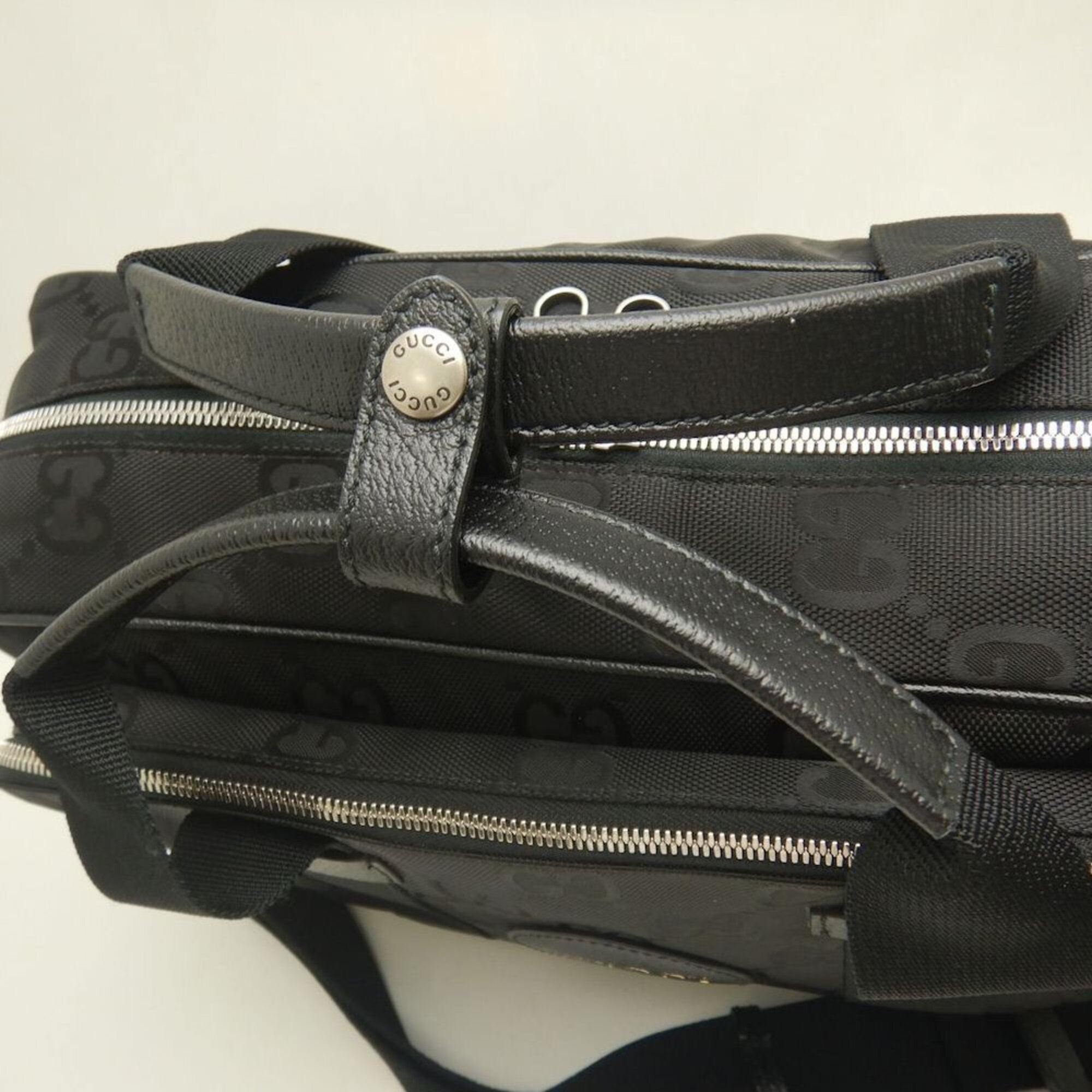 Gucci Black Nylon Canvas Briefcase (Pre-Owned)