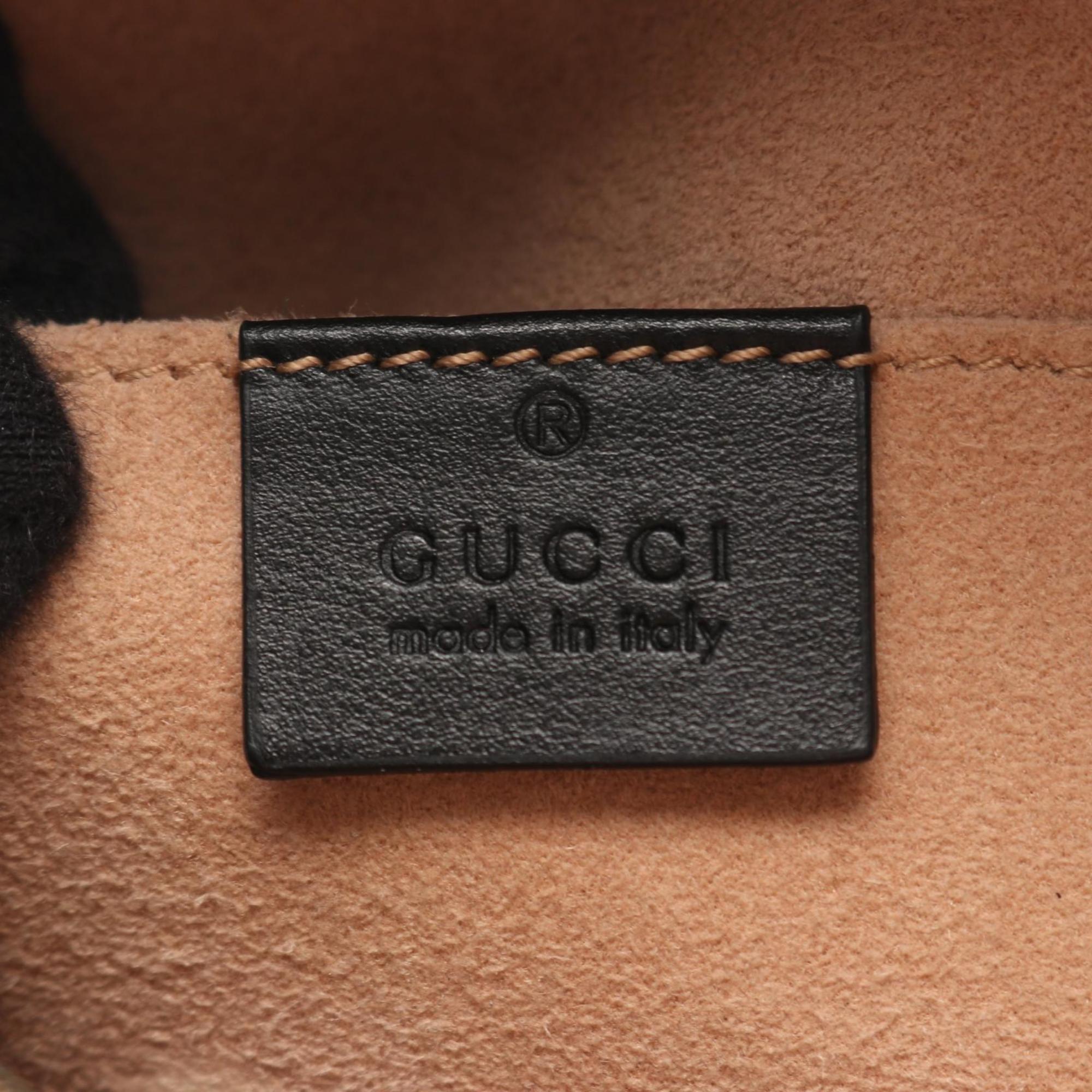 Gucci Black Leather Backpack (Pre-Owned)