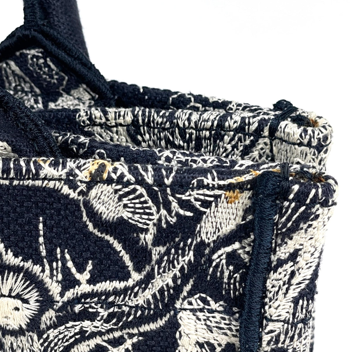Christian Dior Navy Canvas Tote Bag (Pre-Owned)