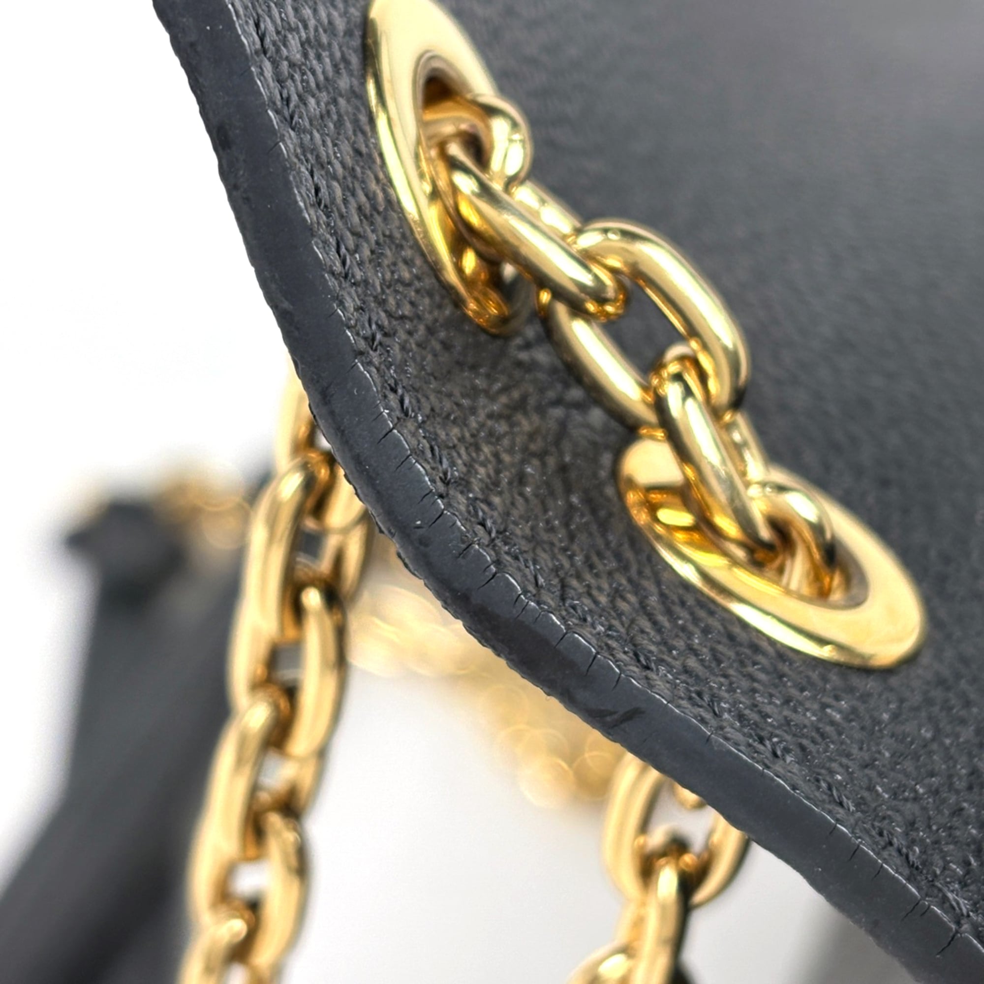 Louis Vuitton Black Noir Monogram Empreinte Shoulder Bag (Pre-Owned)