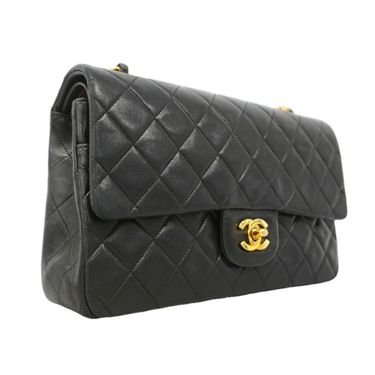 Chanel Black Leather Shoulder Bag (Pre-Owned)