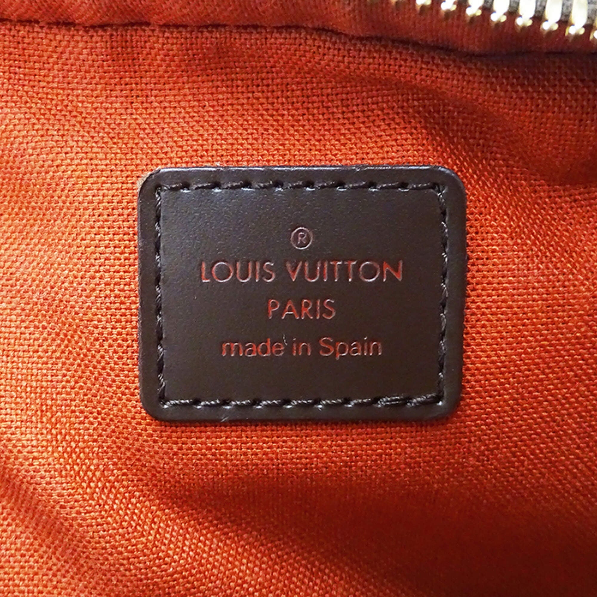 Louis Vuitton Brown Damier Canvas Handbag Sling Bag (Pre-Owned)