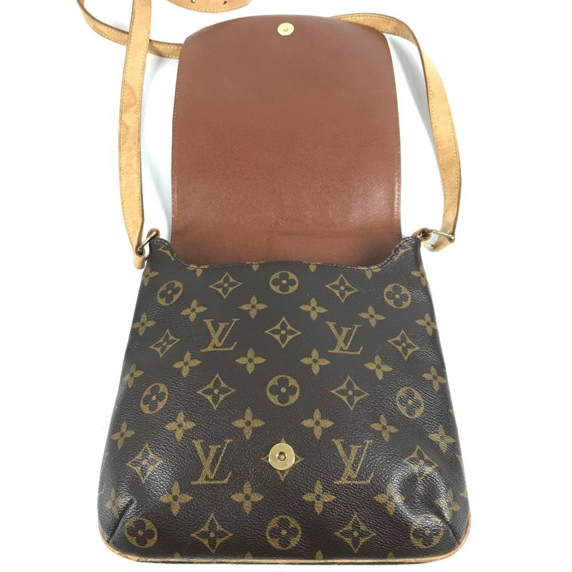 Louis Vuitton Monogram Brown Monogram Pochette Shoulder Bag (Pre-Owned)