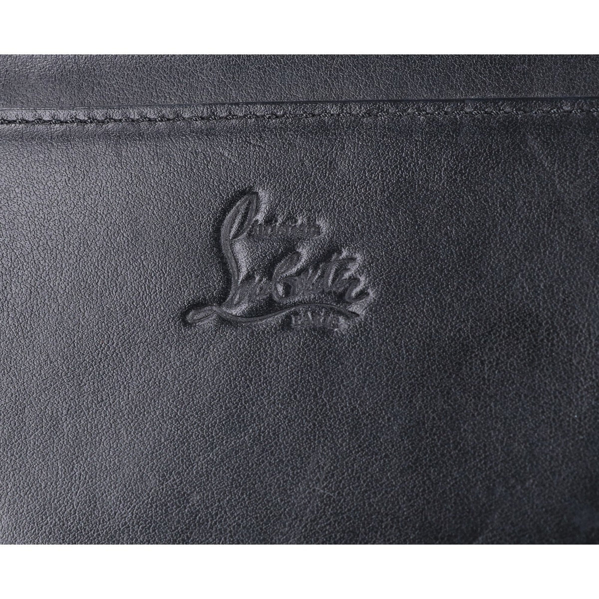 Christian Louboutin Black Leather Shoulder Bag (Pre-Owned)
