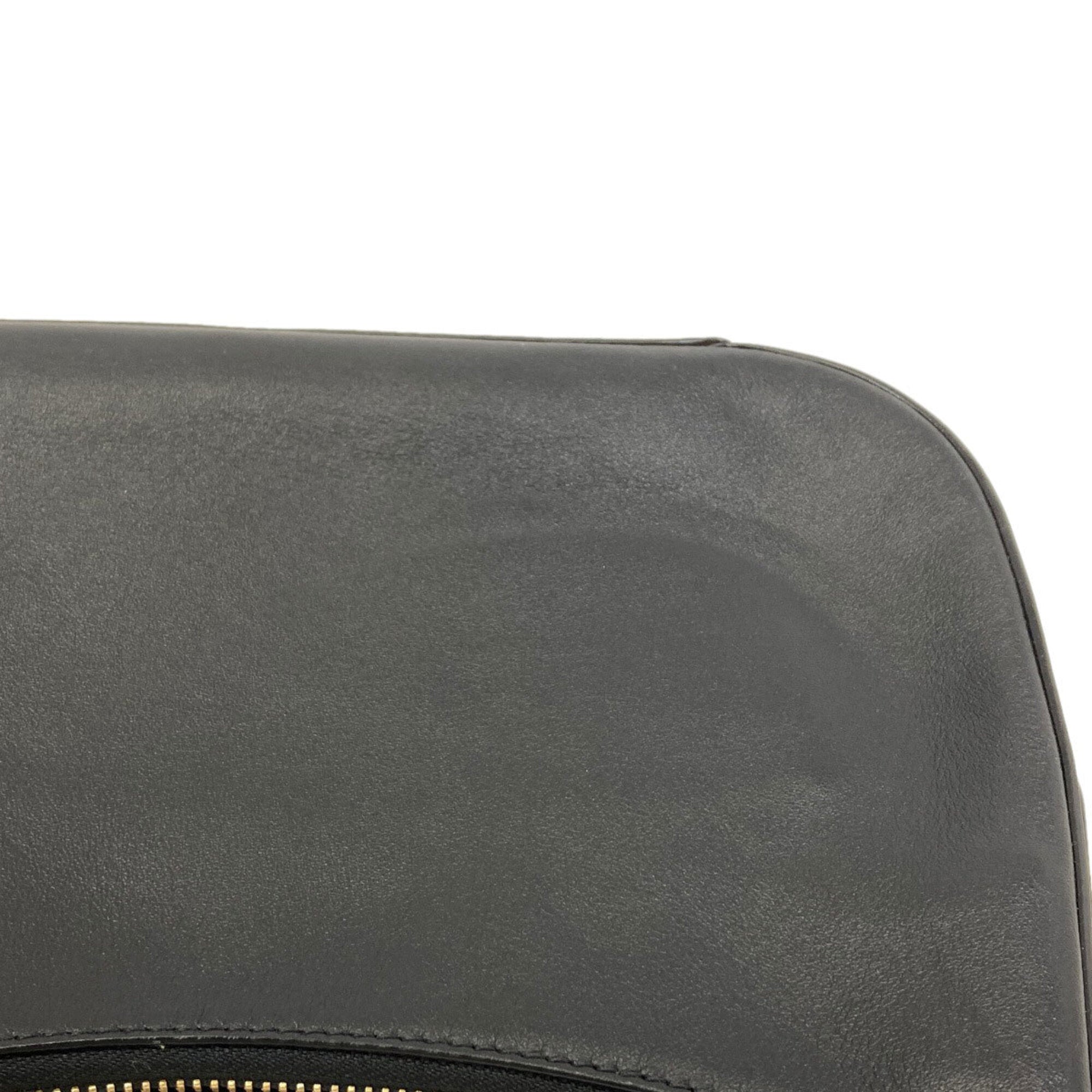 Jimmy Choo Black Leather Shoulder Bag (Pre-Owned)