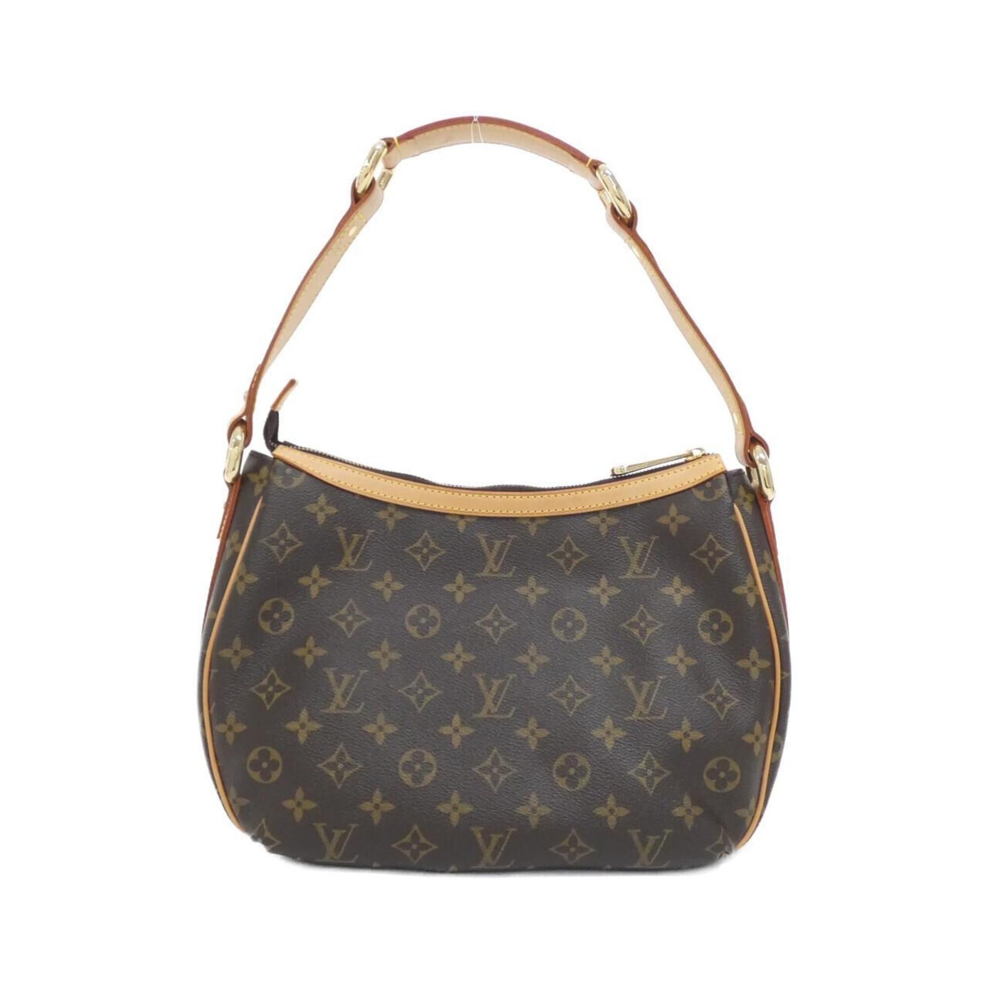 Louis Vuitton Marron Coated Canvas Shoulder Bag (Pre-Owned)