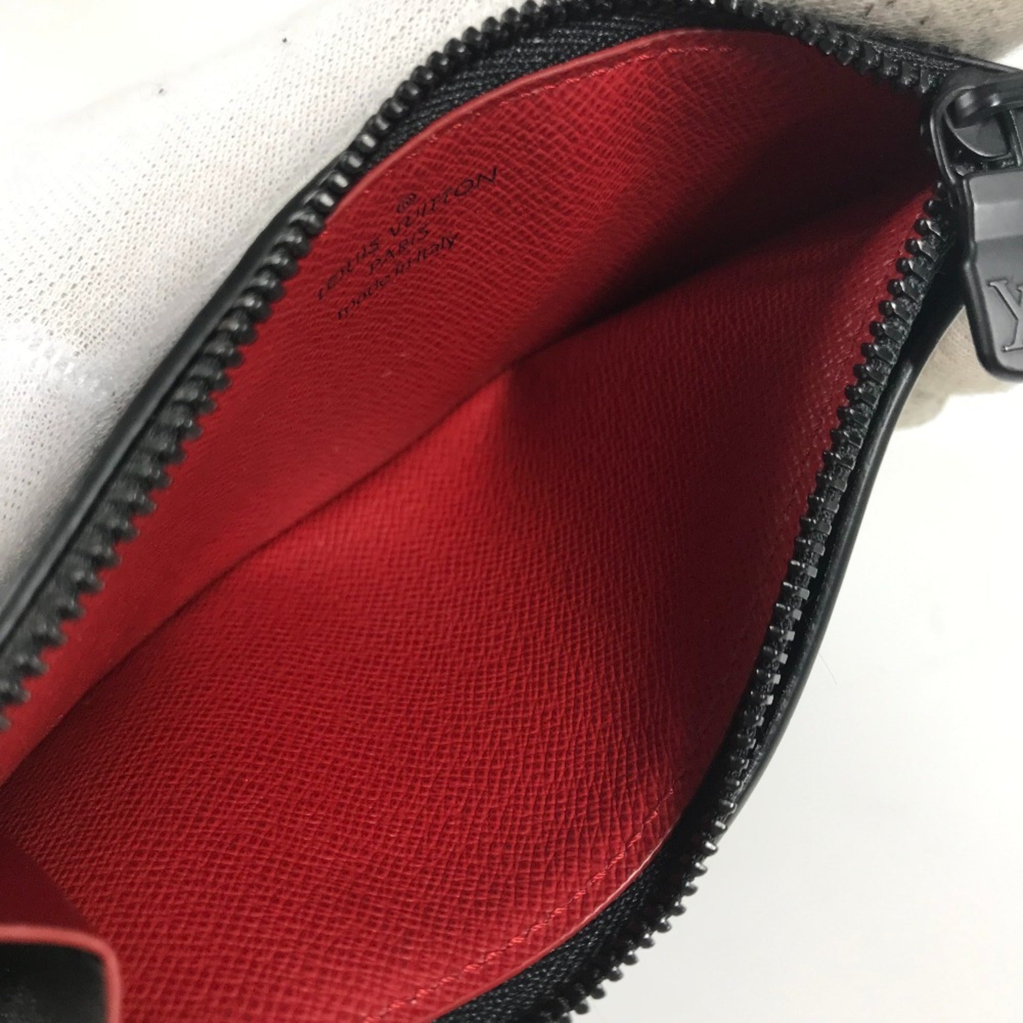 Louis Vuitton Damier Graphite Black Damier Graphite Coin Purse/Coin Case (Pre-Owned)