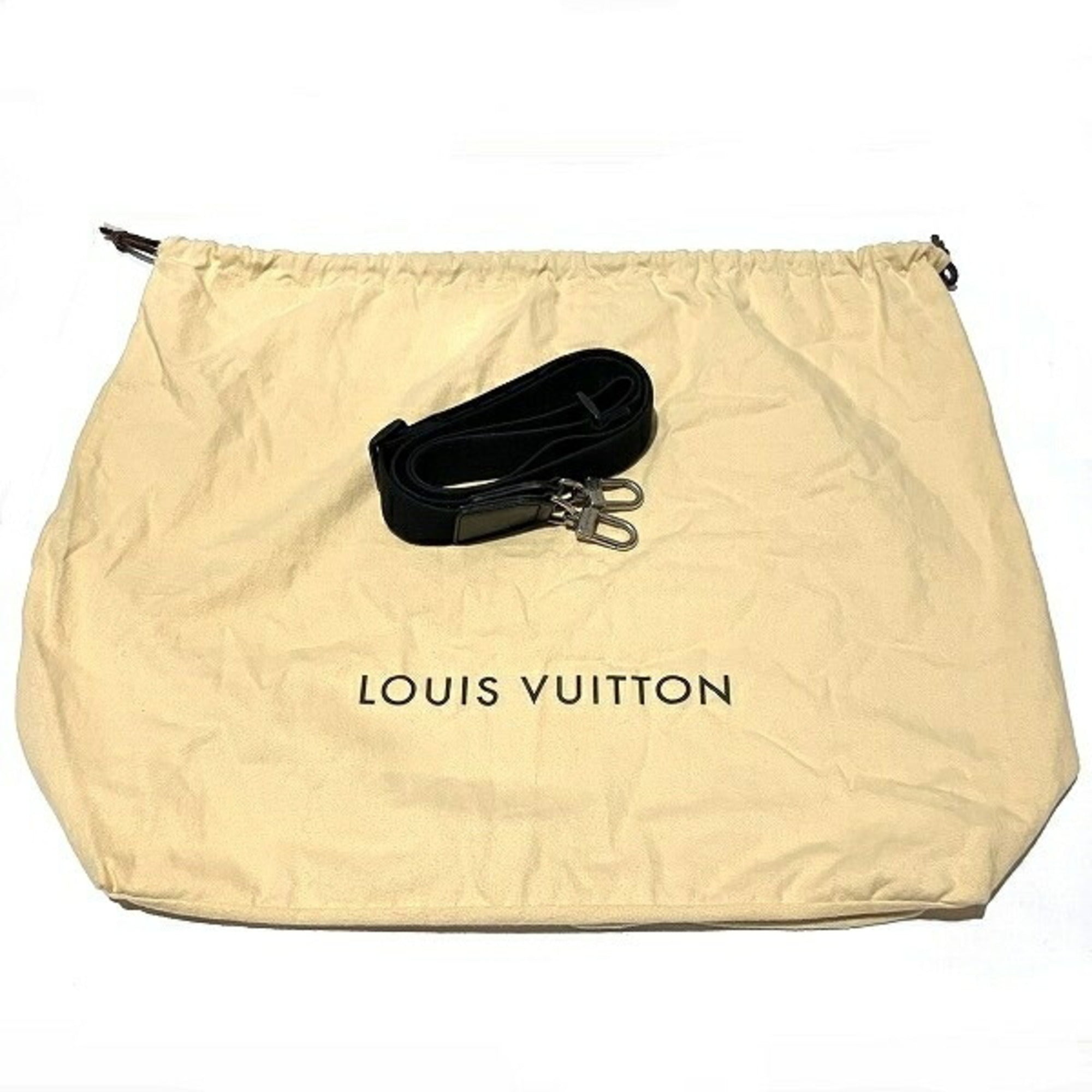 Louis Vuitton Black Briefcase Handbag (Pre-Owned)