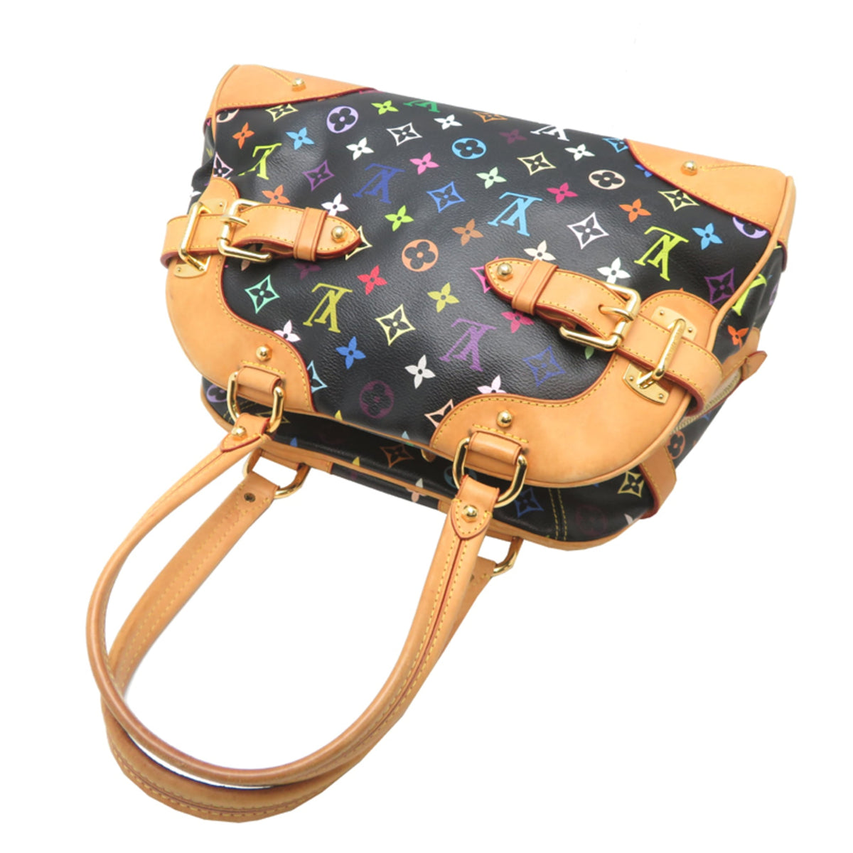 Louis Vuitton Black Monogram Multicolore Handbag (Pre-Owned)