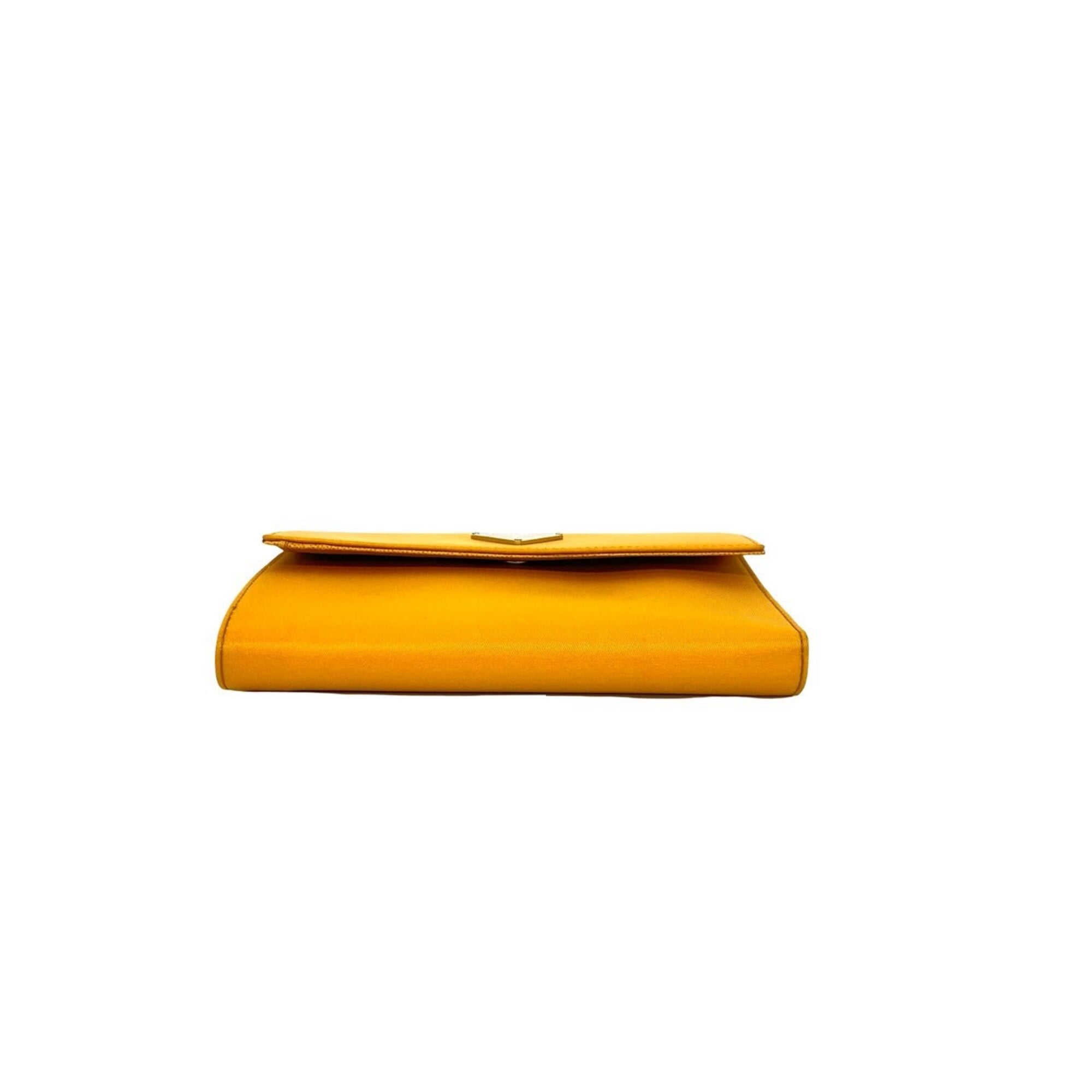 Prada Orange Nylon Wallet (Bi-Fold) (Pre-Owned)