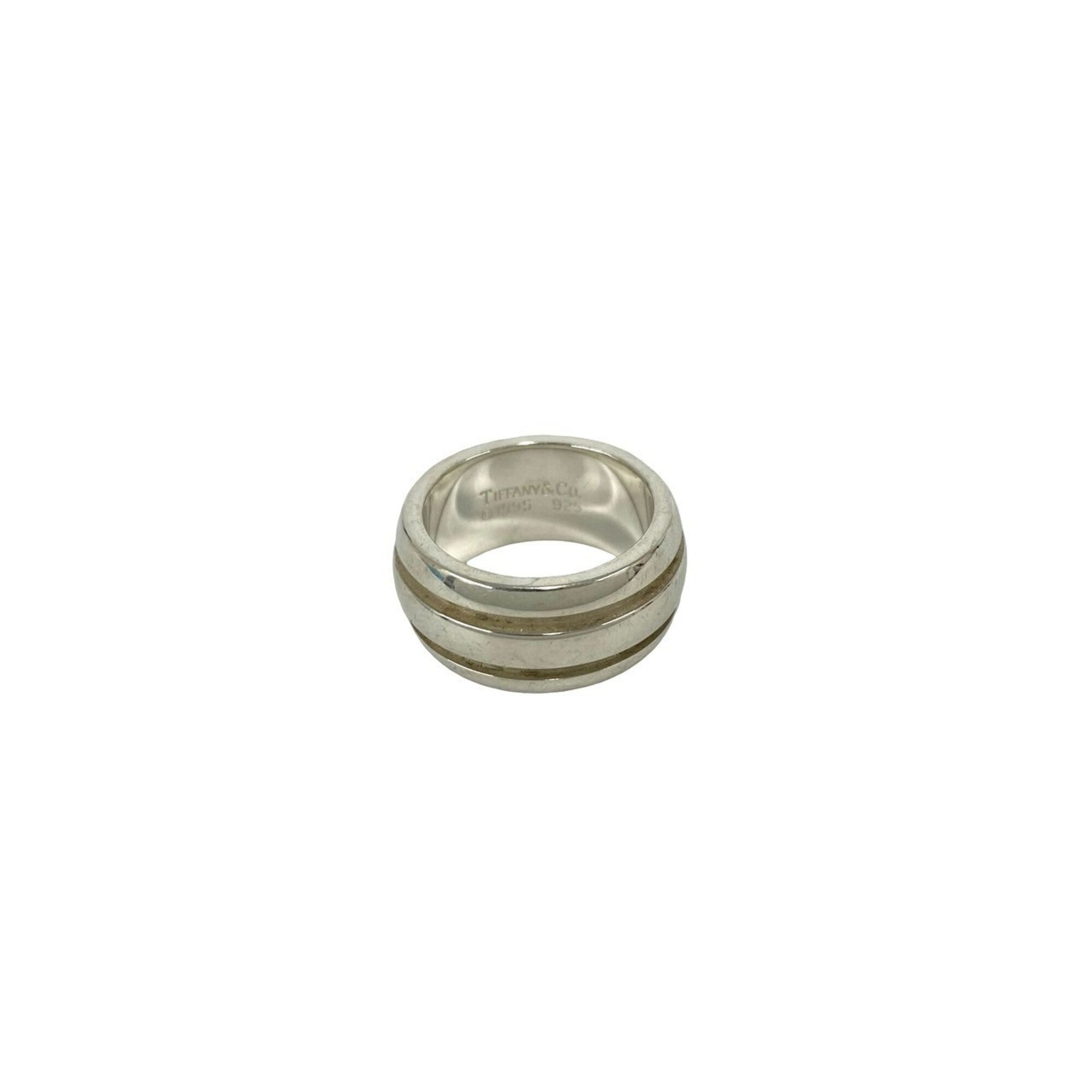 Tiffany Silver Silver 925 Band Ring (Pre-Owned)