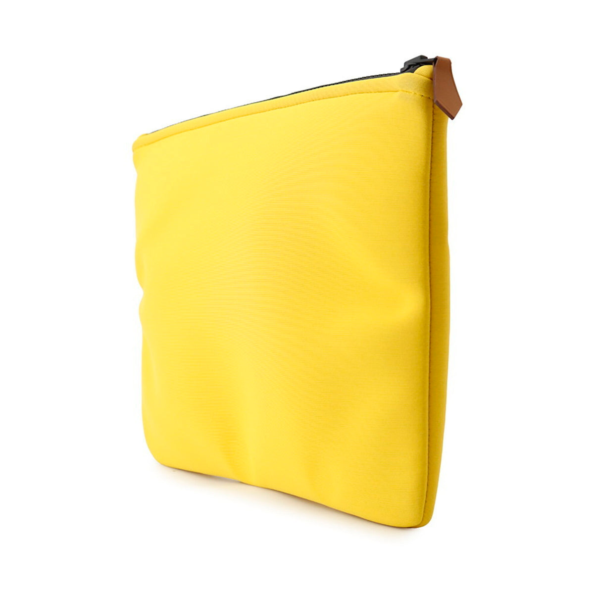 Hermes Yellow Polyamide Handbag Pouch (Pre-Owned)