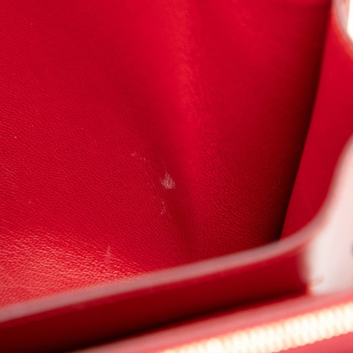 Celine Red Color Leather Shoulder Bag (Pre-Owned)