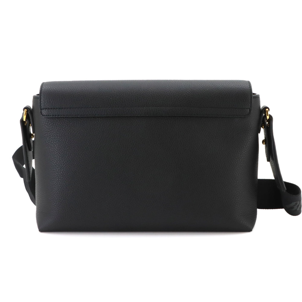 Burberry Black Canvas Leather Handbag Shoulder Bag (Pre-Owned)