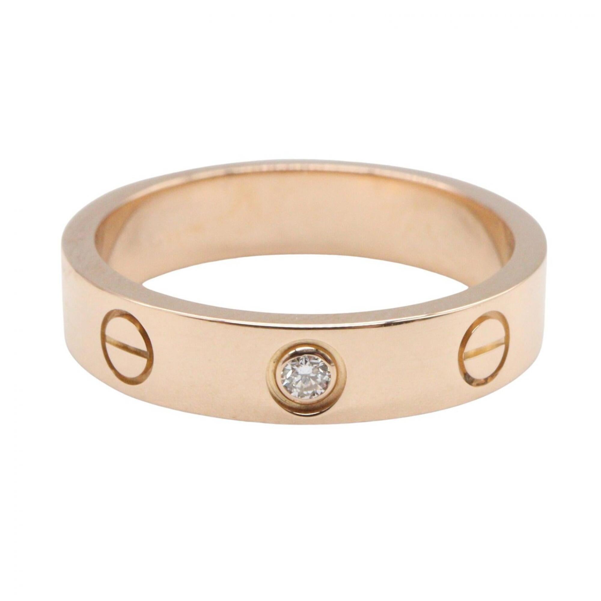 Cartier Gold Clear Pink Gold (18K) Band Ring (Pre-Owned)