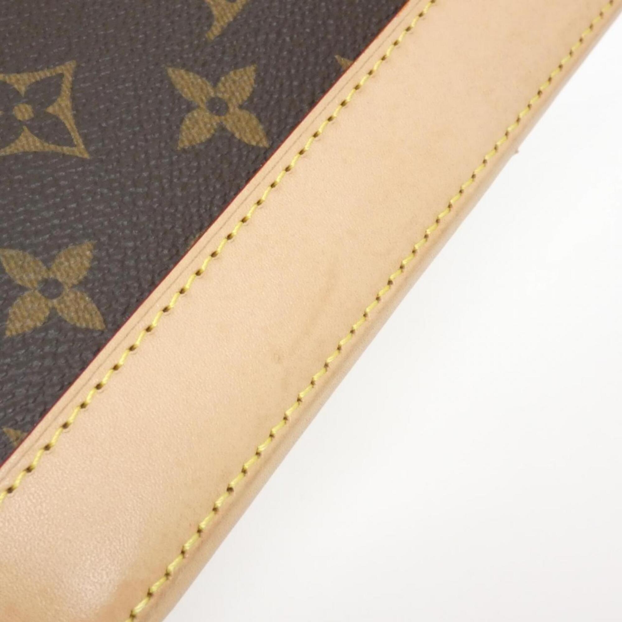 Louis Vuitton Marron Coated Canvas Handbag (Pre-Owned)