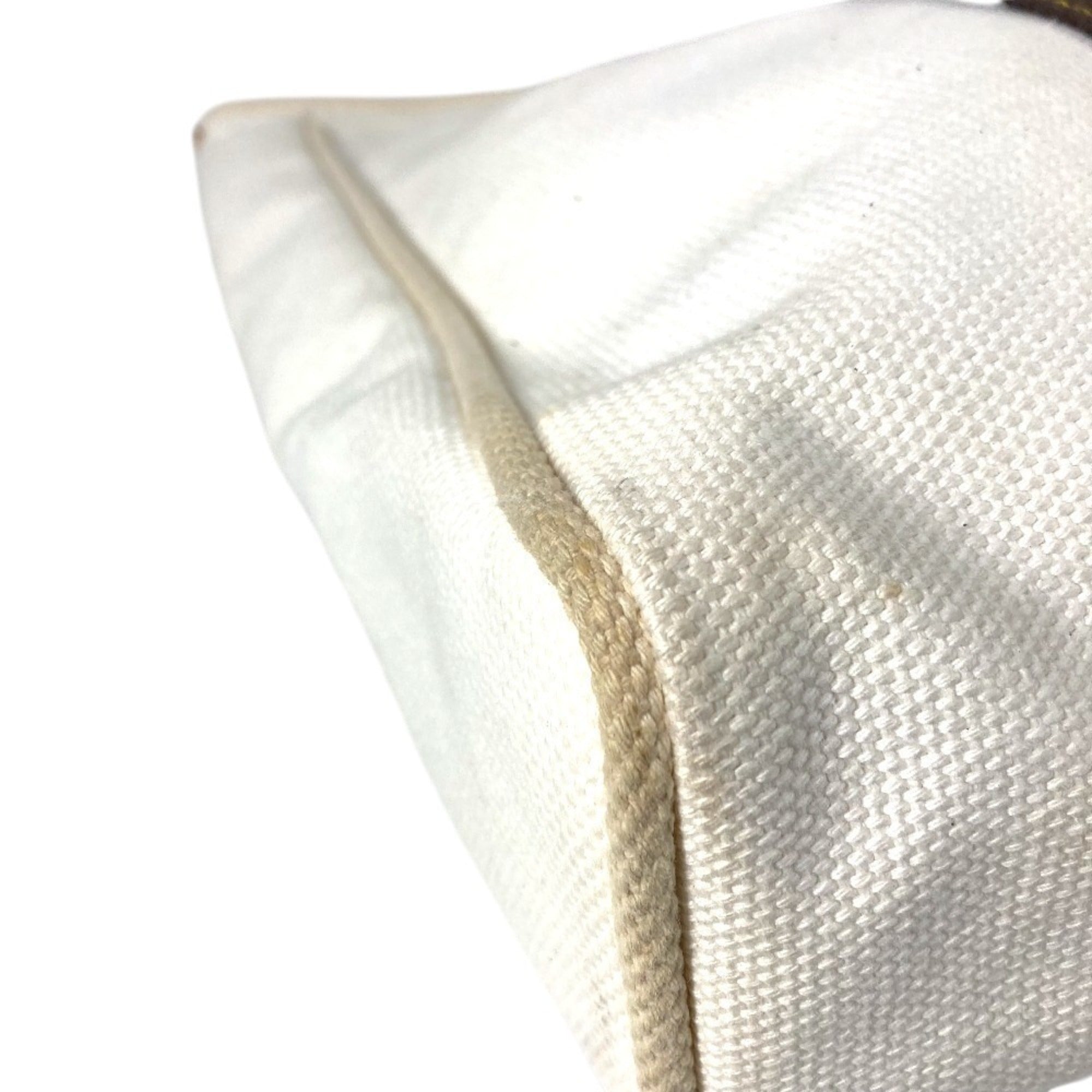 Louis Vuitton Antigua Ecru White Canvas Shoulder Bag Tote Bag (Pre-Owned)