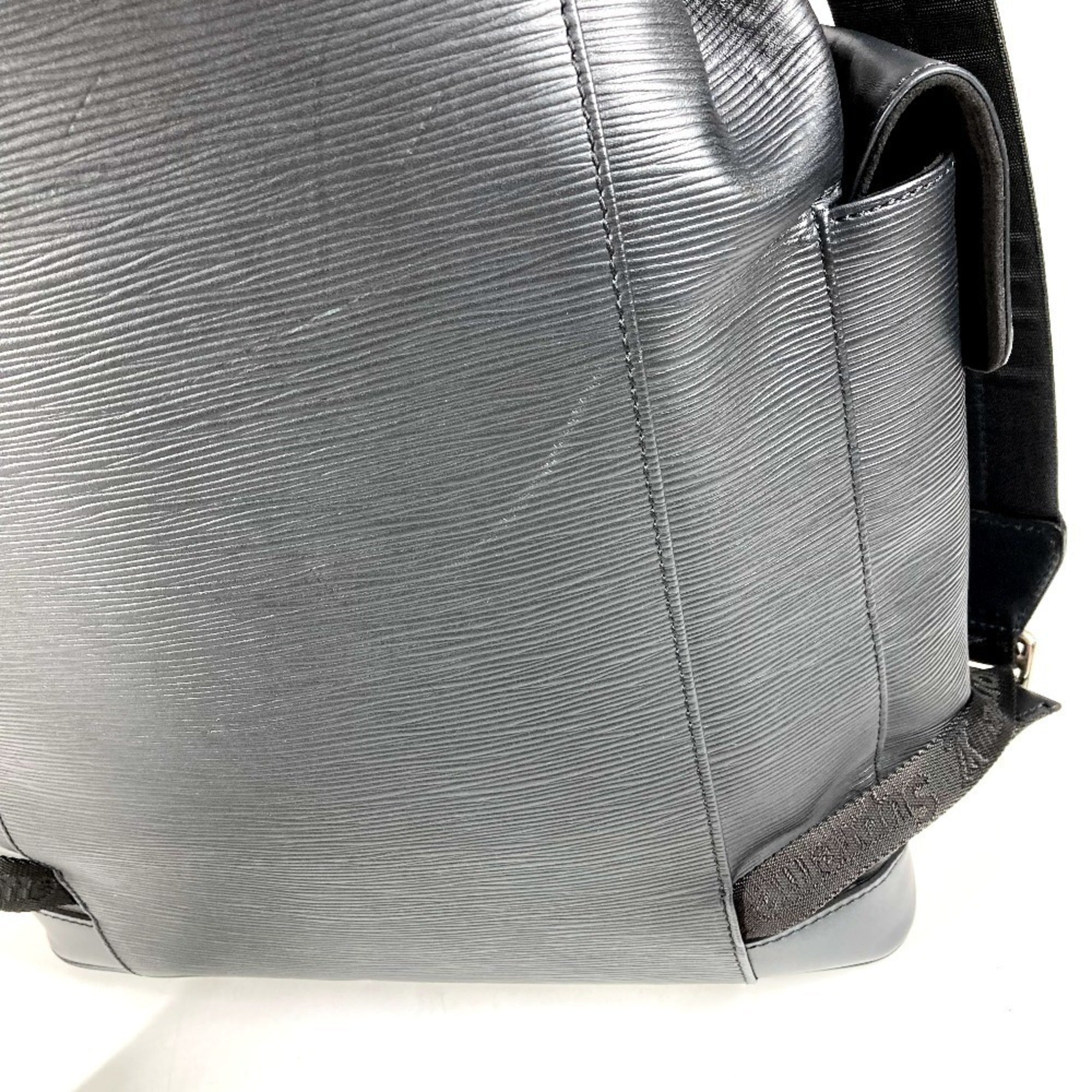 Louis Vuitton Black Noir Epi Leather Backpack (Pre-Owned)