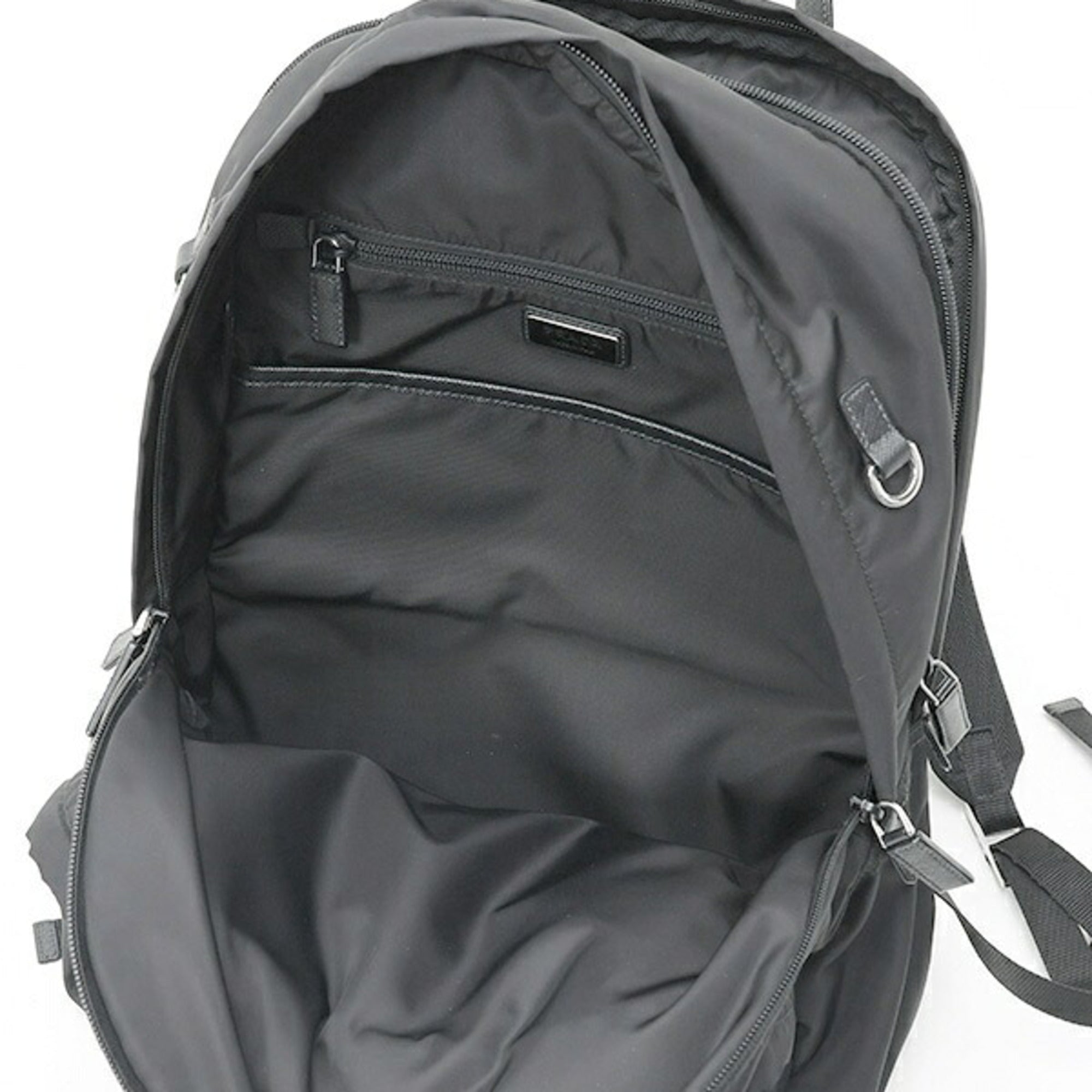 Prada Black Nylon Backpack (Pre-Owned)