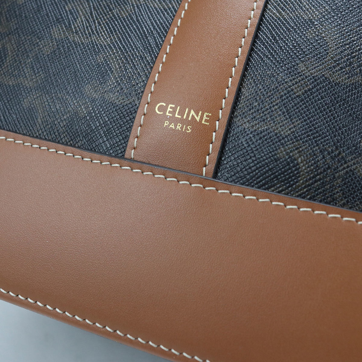 Celine Brown Pvc Leather Shoulder Bag (Pre-Owned)