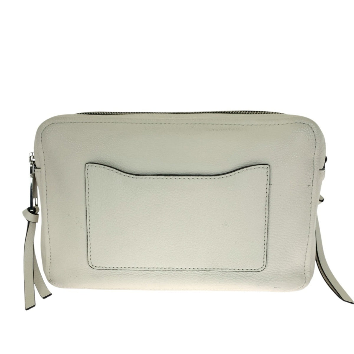 Marc Jacobs White Leather Clutch Bag Shoulder Bag (Pre-Owned)