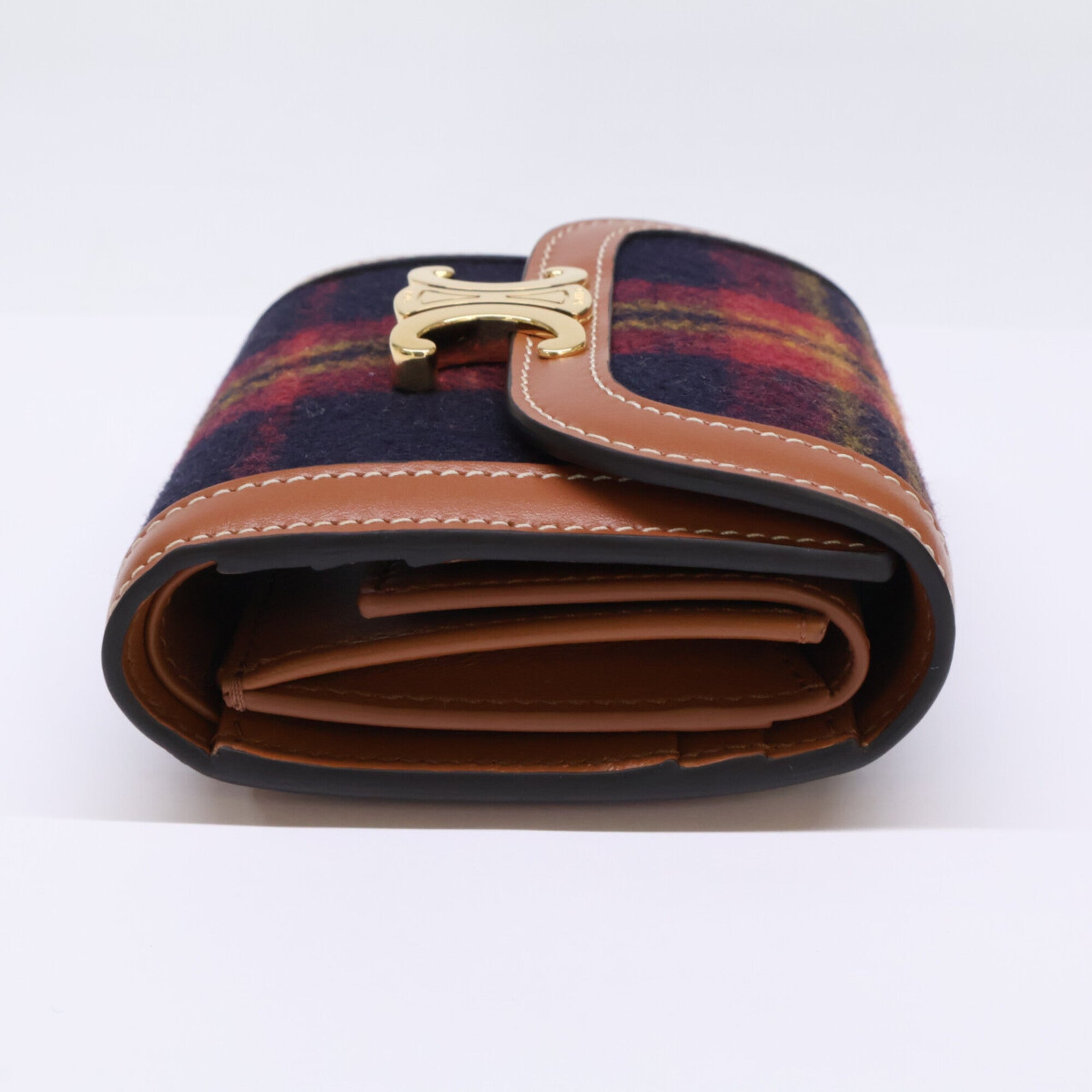 Celine Multi-Color Textile Wallet (Tri-Fold) (Pre-Owned)