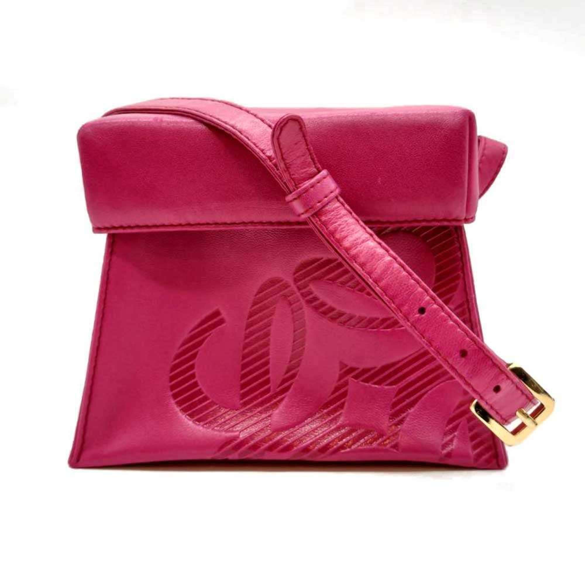 Loewe Pink Leather Shoulder Bag (Pre-Owned)