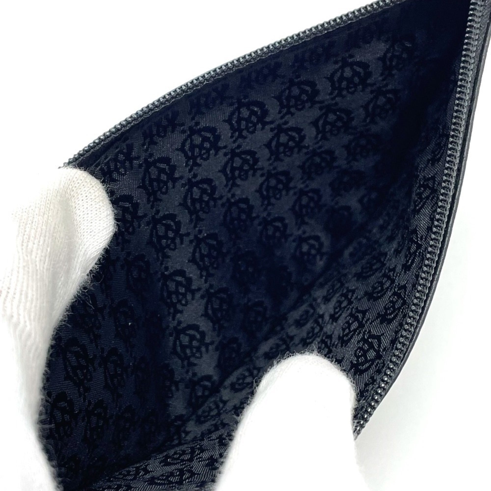 Dunhill Black Leather Pouch (Pre-Owned)