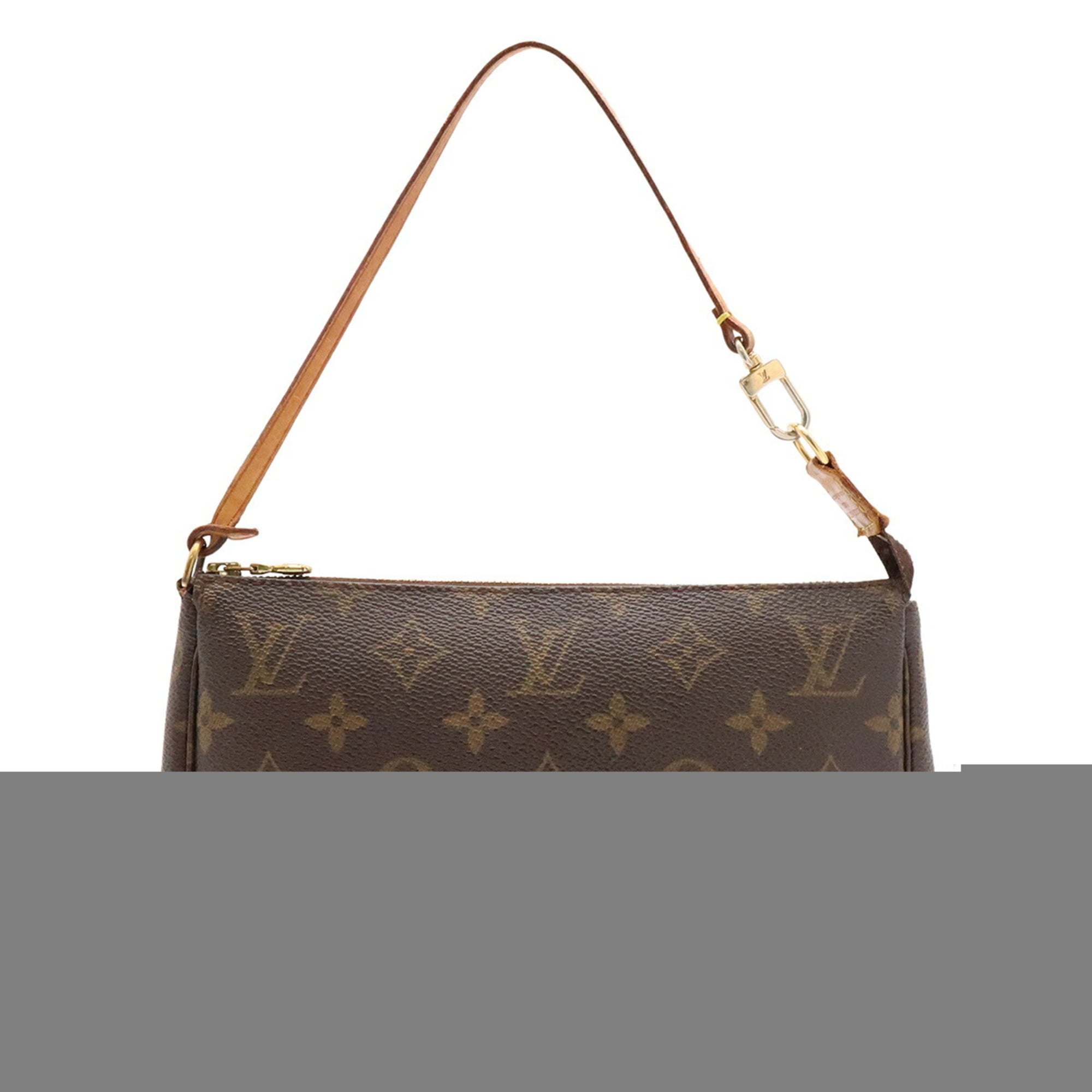 Louis Vuitton Brown Monogram Canvas Handbag Pochette Pouch (Pre-Owned)