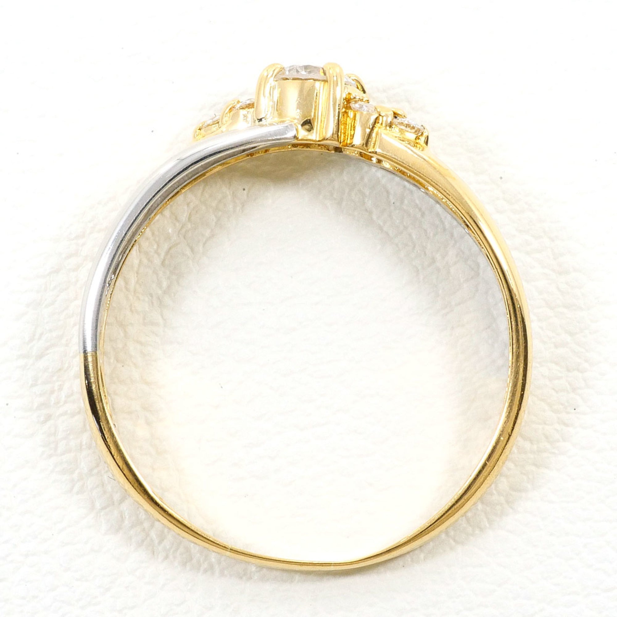 Unbranded Platinum Yellow Gold Yellow Gold (18K) Platinum 900 Band Ring (Pre-Owned)