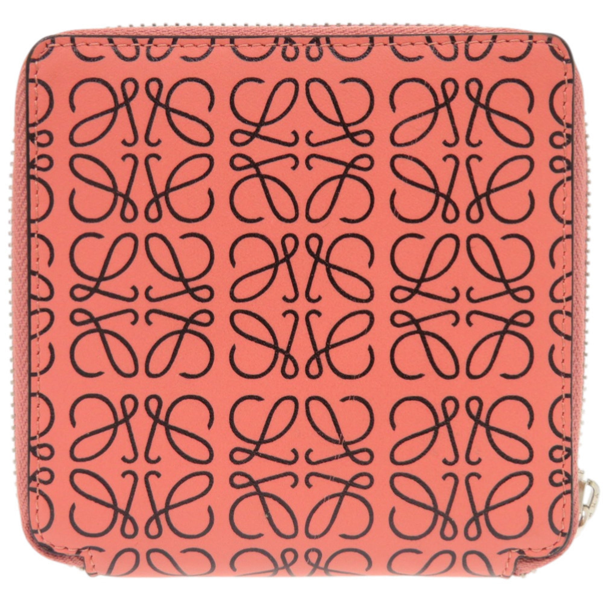 Loewe Black Pink Leather Wallet (Bi-Fold) (Pre-Owned)