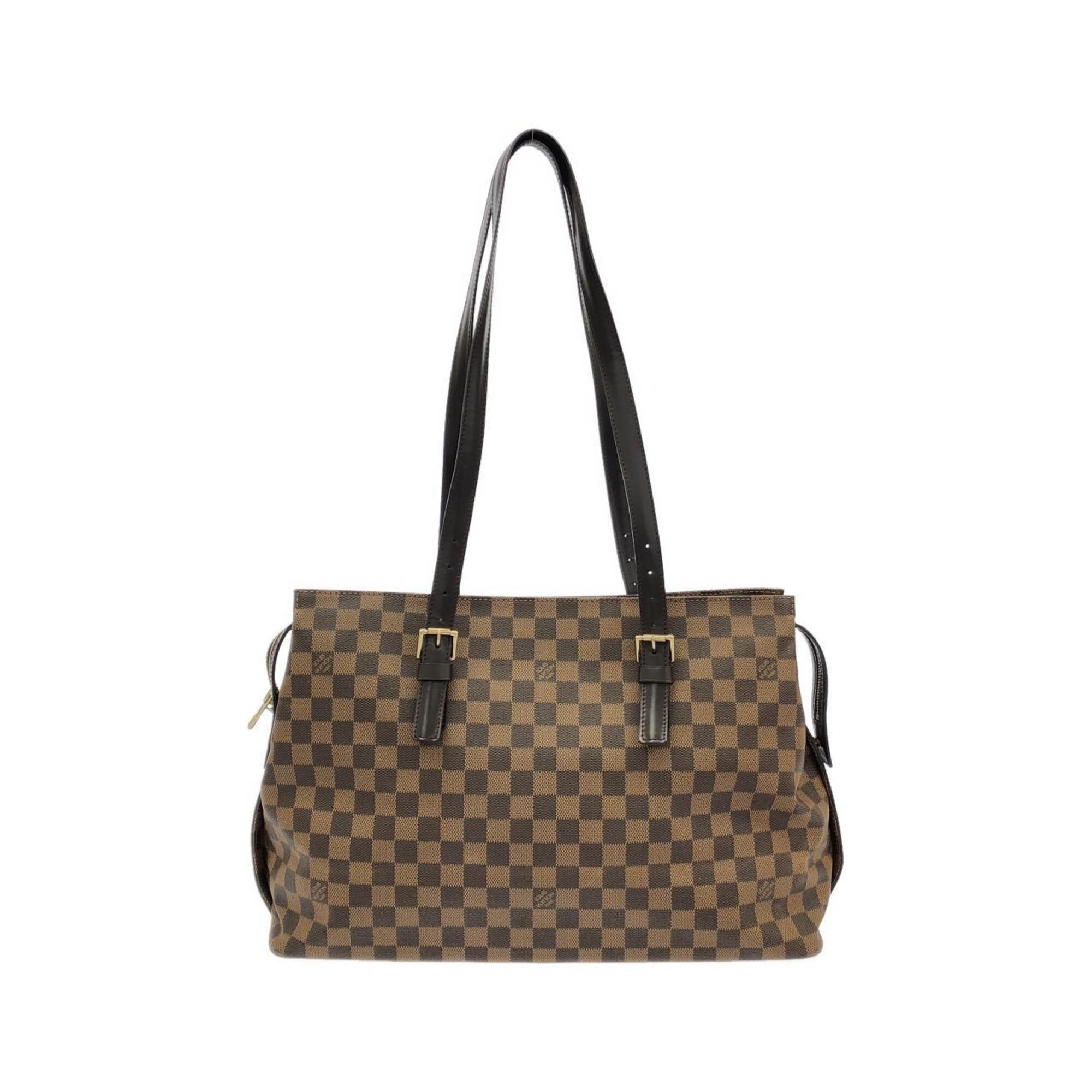 Louis Vuitton Brown Coated Canvas Shoulder Bag (Pre-Owned)