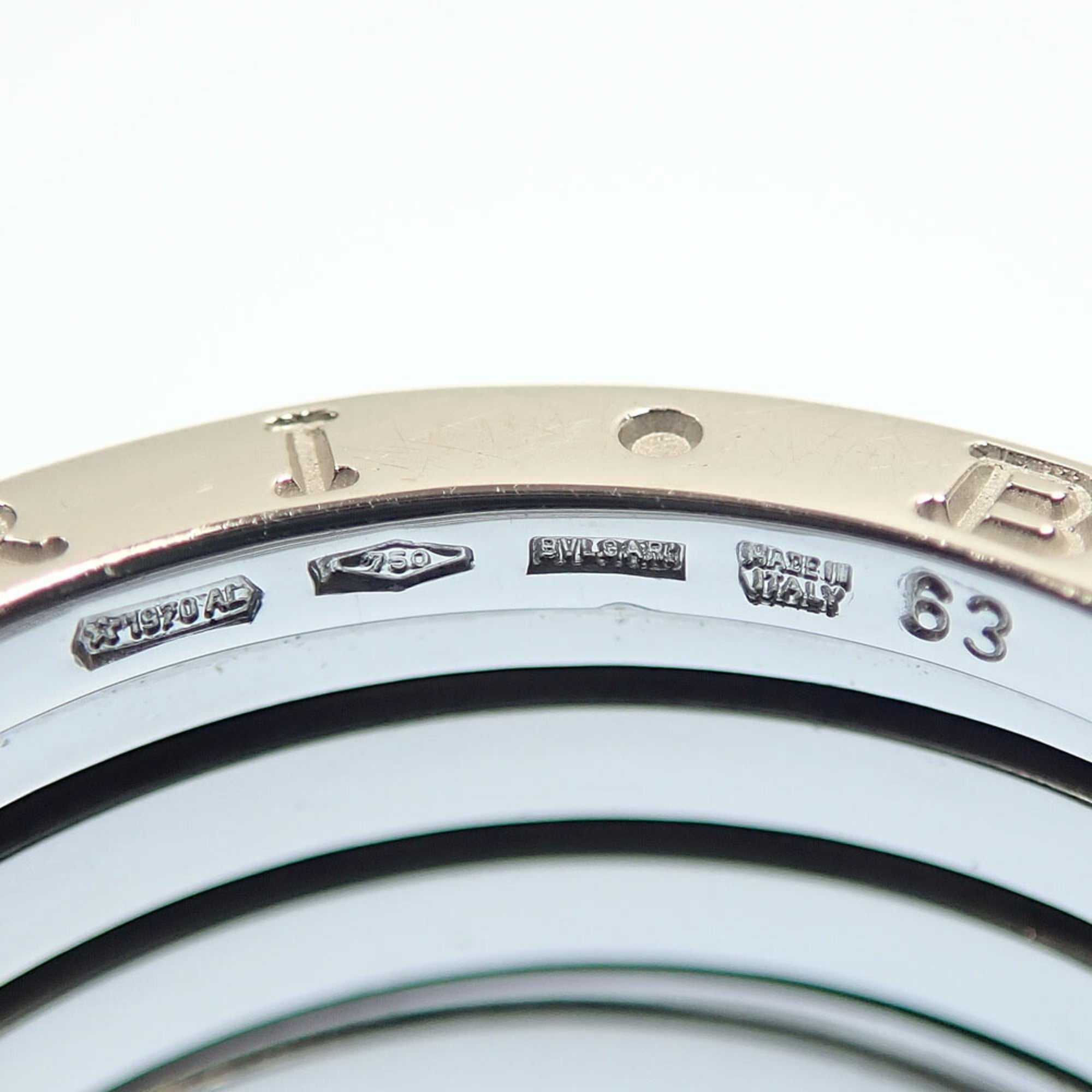 Bvlgari B.Zero1 White Gold (18K) Band Ring (Pre-Owned)